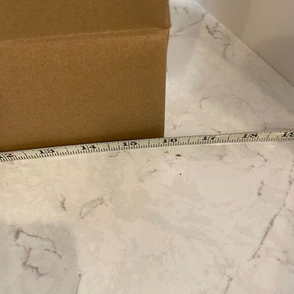 Coach Brown Shopping Gift Bag with Handle Kraft Paper Reusable H 12"xW 16"xD 6" - Picture 11 of 12